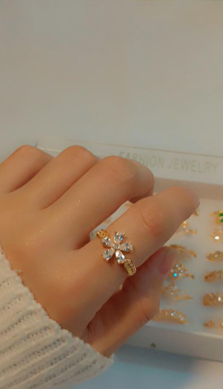 Golden Bloom Ring