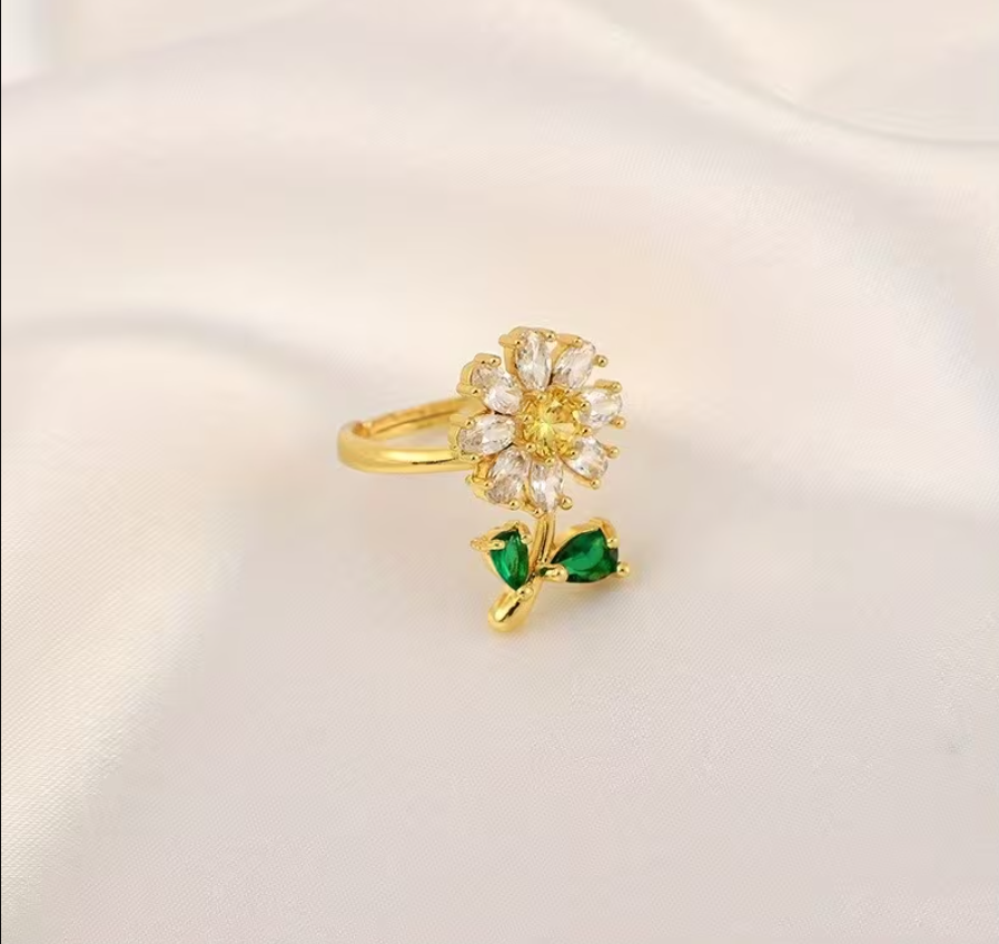 Flip Sunflower Ring