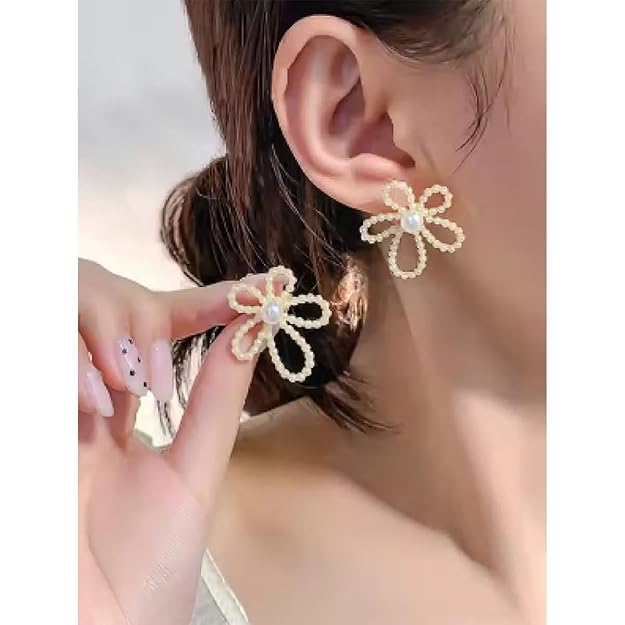 Floral Pearl Earrings