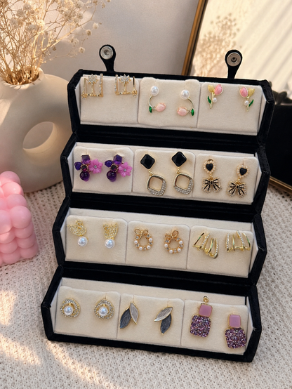 12 pair korean studd
