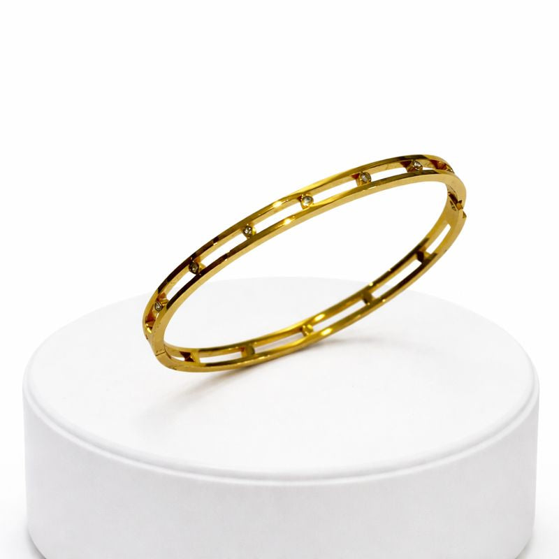 Minimal Crystal Gold Kada