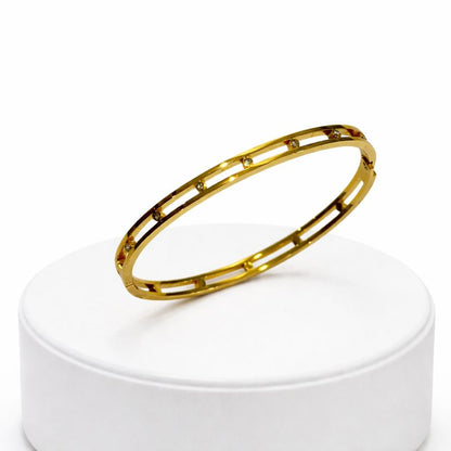 Minimal Crystal Gold Kada