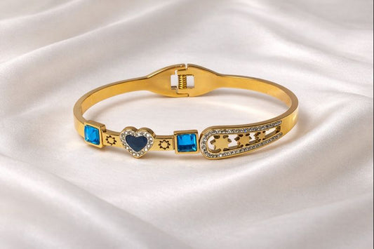 Heart Beads Kada Bracelet
