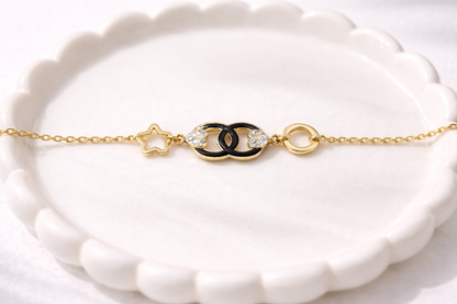 Black & Gold Bracelet