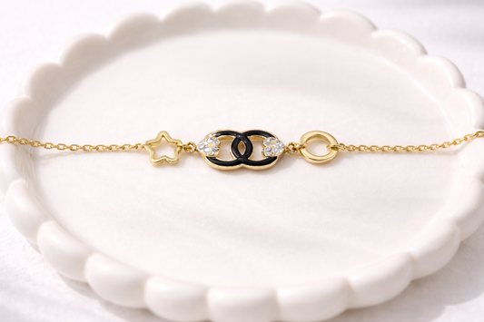 Black & Gold Bracelet