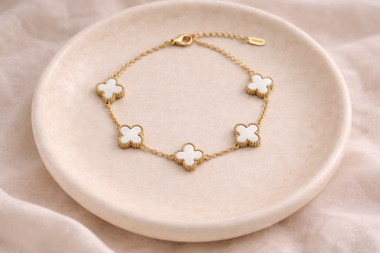 White Clover Bracelet