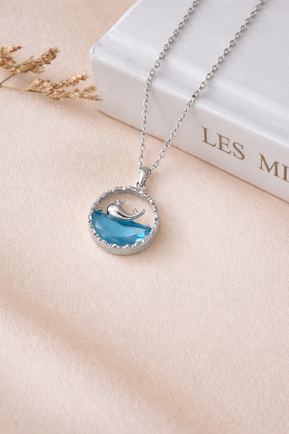 Silver Whale Pendant