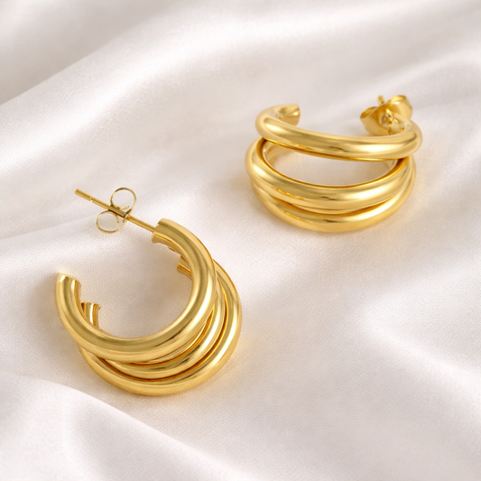 Layered Hoop Earrings