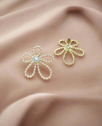 Floral Pearl Earrings